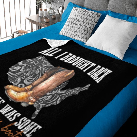 Sand In My Boots Country Music Baby Blankets