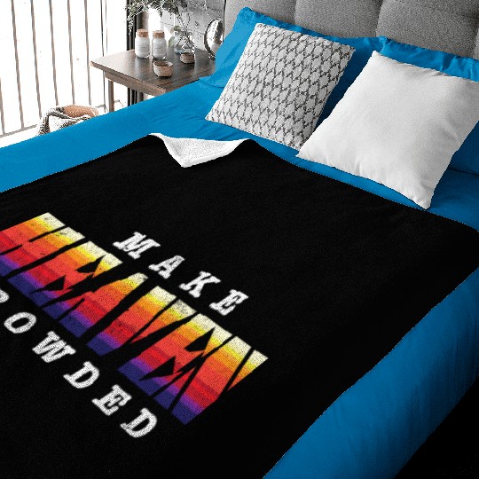 Make Heaven Crowded Jesus Christ Believer Baby Blankets