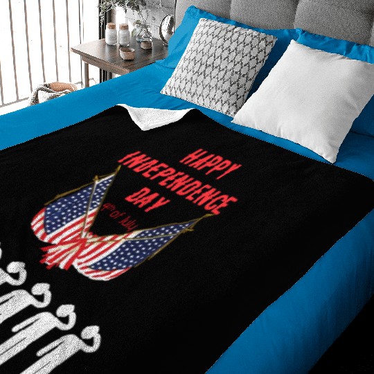 Happy independence day Baby Blankets