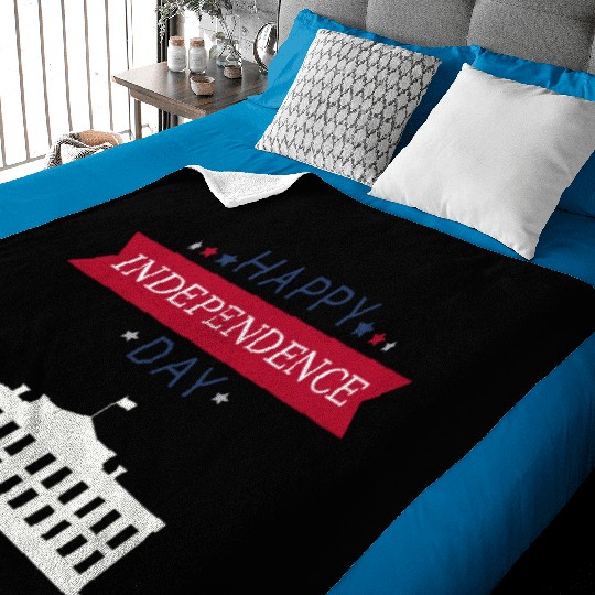 Happy independence day Baby Blankets