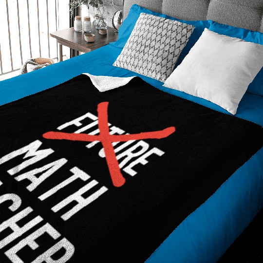 DESIGNFuture Math Teacher Baby Blankets