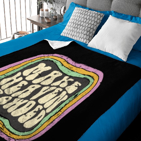 Make Heaven Crowded Christian Quote Catholic Baby Blankets