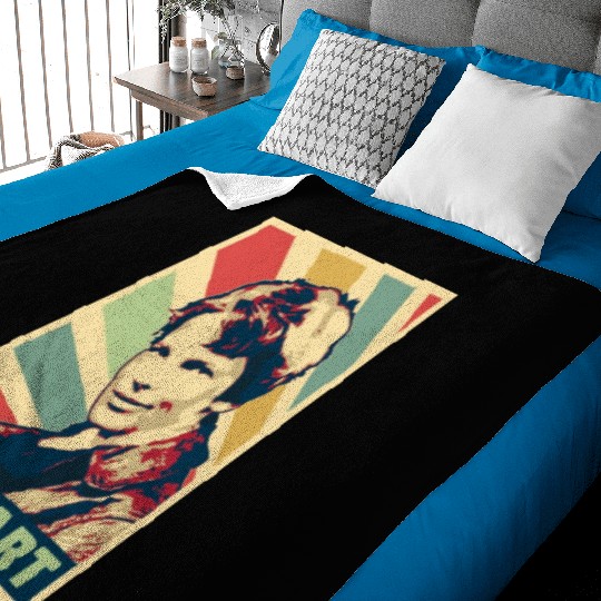 Amelia Earhart Vintage Colors Baby Blankets