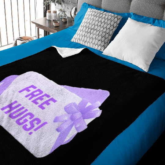 Free Free Hugs Gift Card funny Baby Blankets
