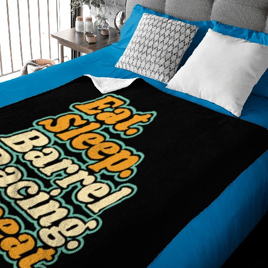 Barrel Racing Barrel Racer Rodeo Western cute Baby Blankets