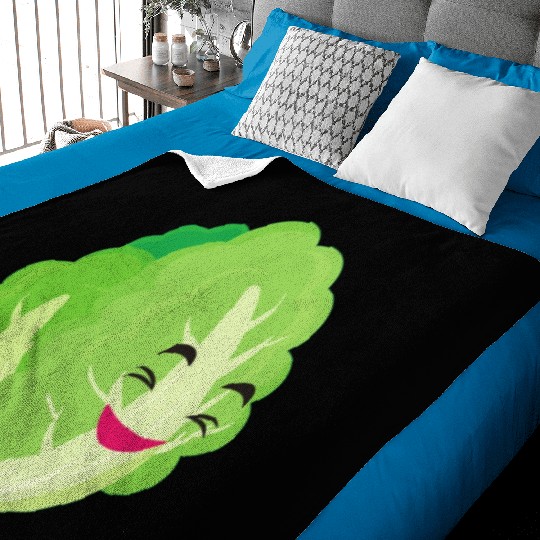 lettuce green Baby Blankets