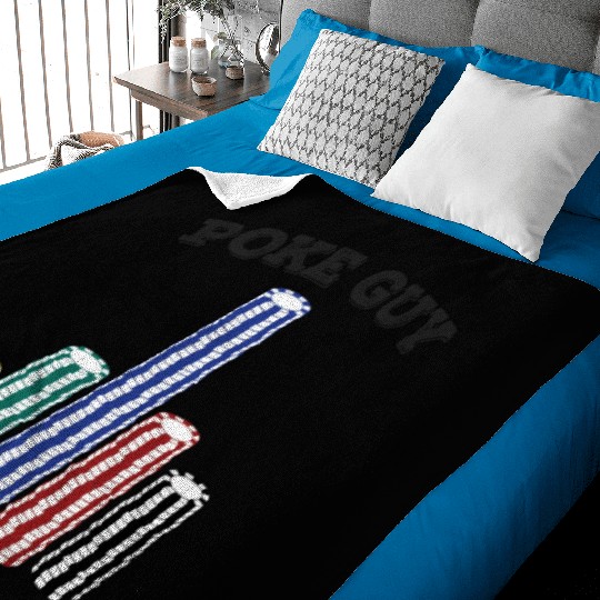 Poke Guy Light Baby Blankets