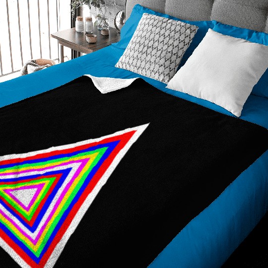 RainbowTriangle Baby Blankets for Mens Women Kids Teens
