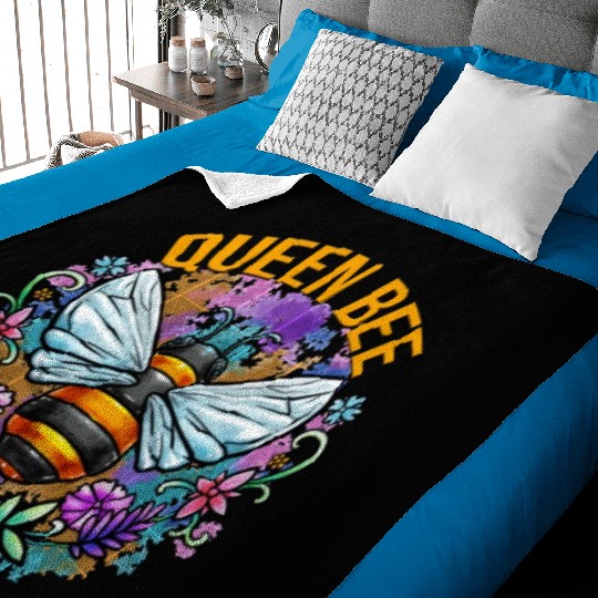 Queen Bee Gardening Baby Blankets