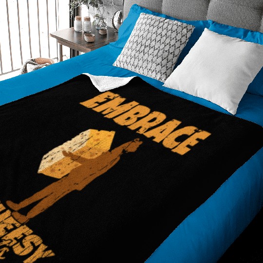 Embrace the cheesy moments - Cheese Baby Blankets
