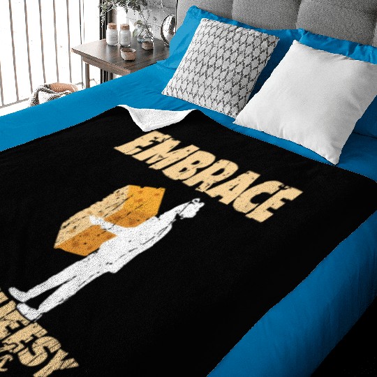 Embrace the cheesy moments - Cheese Baby Blankets
