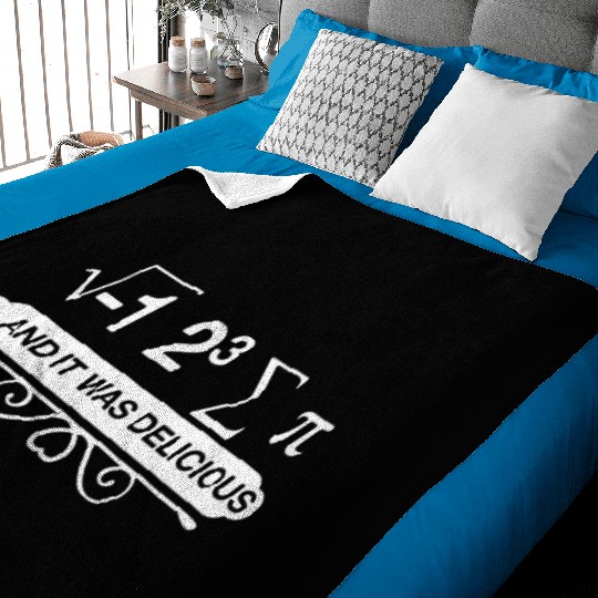 I Ate Some Pie And It Was Delicious 4 Baby Blankets