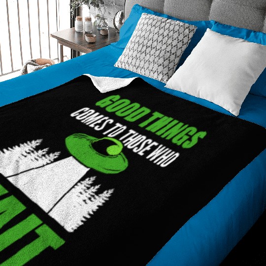 Those Who Wait Hopeful Person Gift Baby Blankets