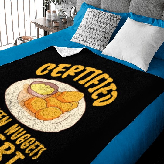 Certified Chicken Nuggets Expert Baby Blankets