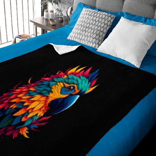 macaw Baby Blankets