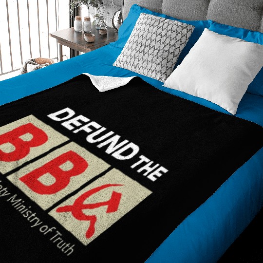 DEFUND BBC Fabian Society Ministry of Truth Baby Blankets