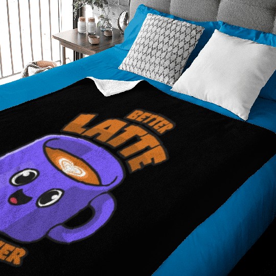 Latte Macchiato Better Latte Than Never Baby Blankets