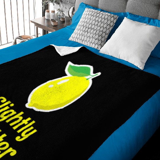 Slightly Bitter Lemon Fruit Baby Blankets