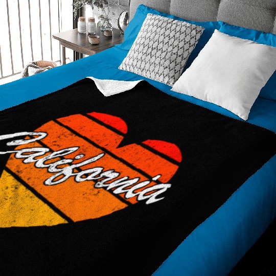 California Family Vacation 70S 80S Baby Blankets