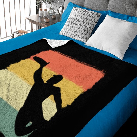 Ultimate Frisbee Player Frisbee Player Baby Blankets