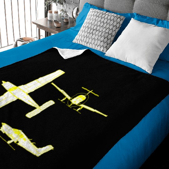 Piper PA 32 260 6 Cherokee Six Baby Blankets