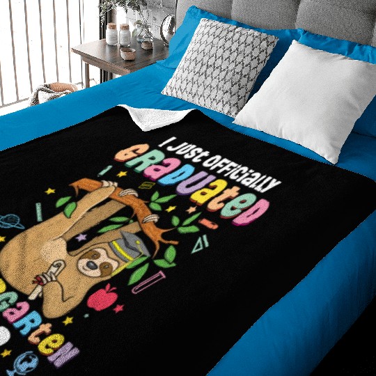 Happy Last Day Of School Kid Teacher Cute Sloth Baby Blankets