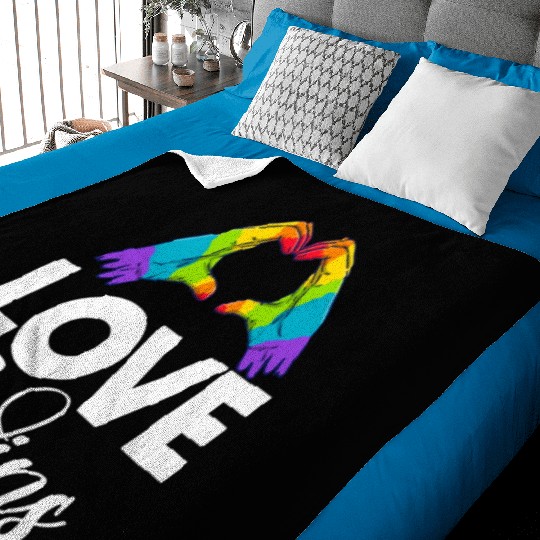 Love Wins Lesbian Gay Pride Lgbt Pride Month Baby Blankets