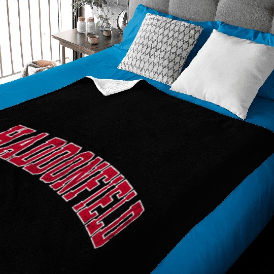 Haddonfield New Jersey Nj Sports Red Baby Blankets