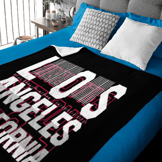 Los Angeles California Baby Blankets