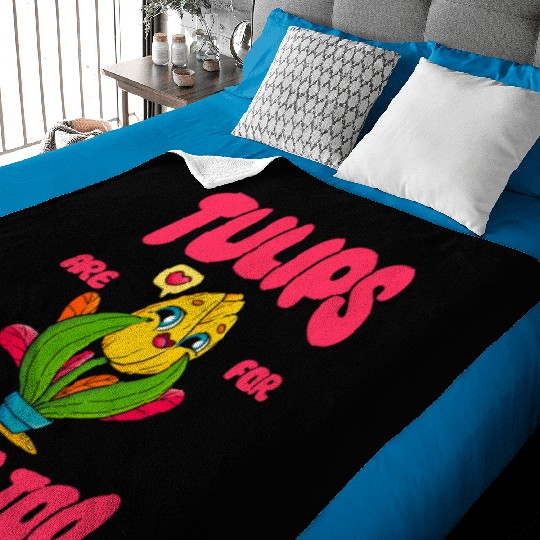 Tulip Gardening Cute Baby Blankets