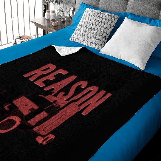 Trucker The Reason You Have Stuff Truck Driver Baby Blankets
