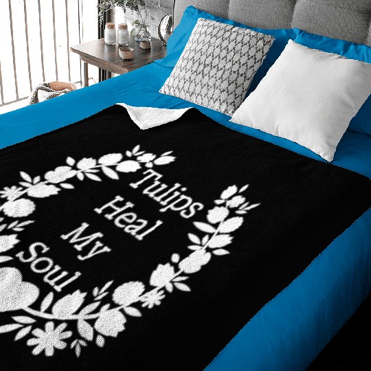 Tulip Gardening Tulips Baby Blankets