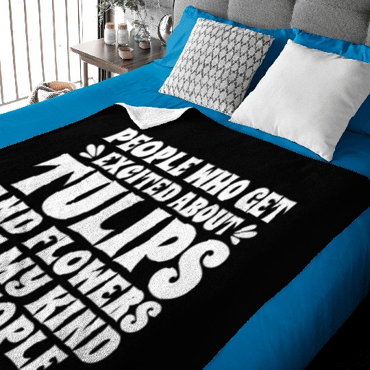 Tulip Gardening Tulips Baby Blankets