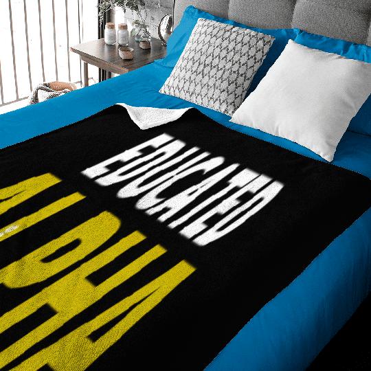 Educated Alpha 1906 Apa Fraternity For Baby Blankets