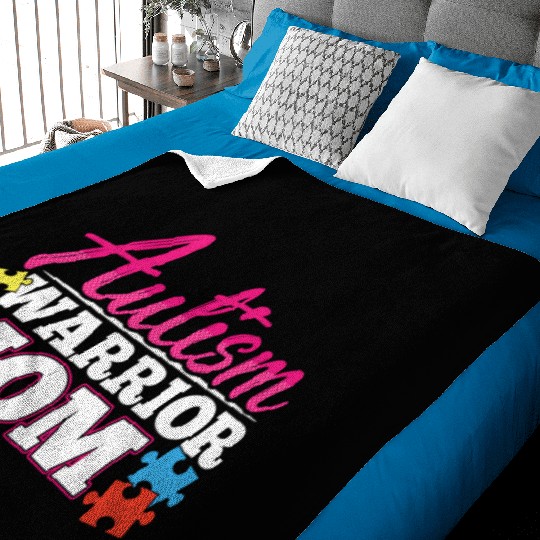 Autism Warrior Mom Autistic Advocate Baby Blankets