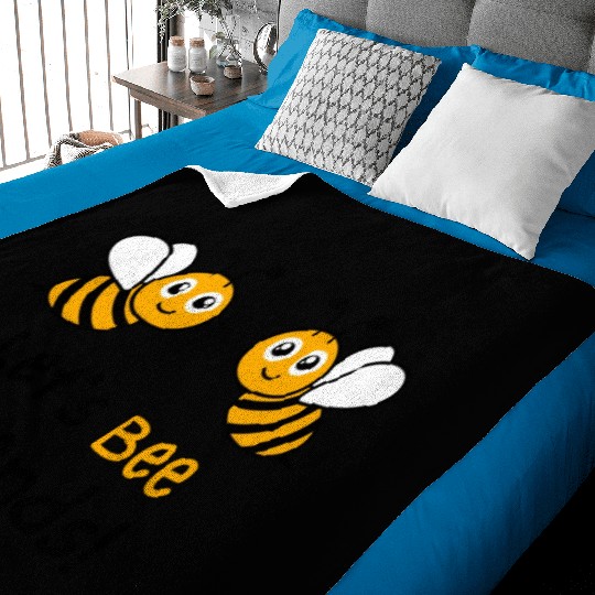 Bee Lovers Honey Bee Baby Blankets, Let's Bee Friends