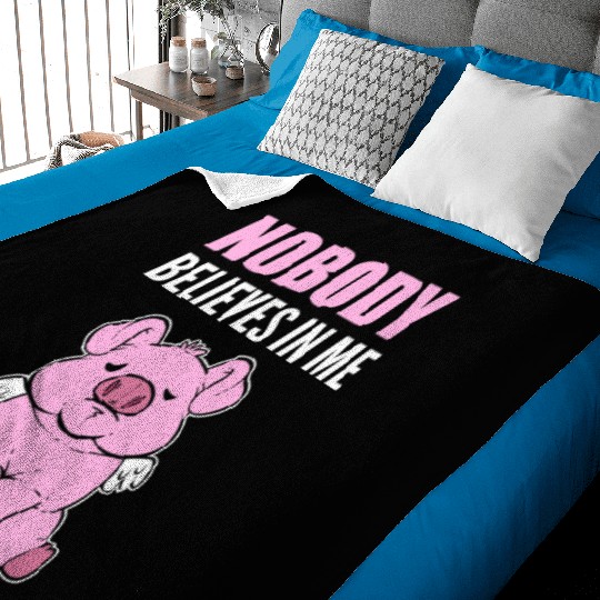 Nobody Believes Hopeful Person Gift Baby Blankets