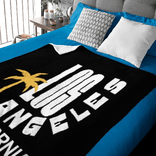 Los Angeles, LA California Baby Blankets