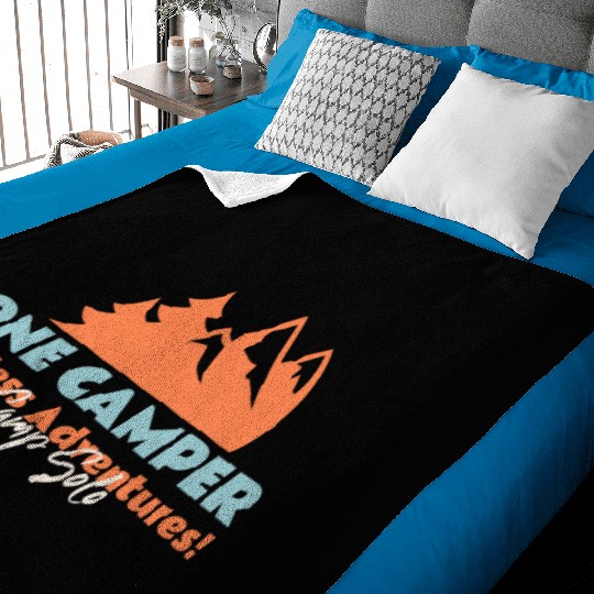 One camper endless adventures Baby Blankets