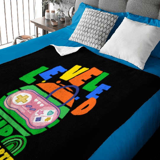 Level up to kindergarten, back to school Baby Blankets