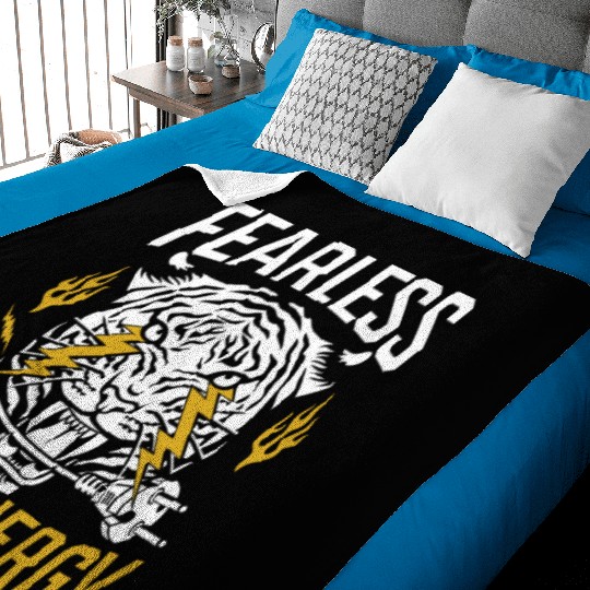 Fearless. Wild energy. Baby Blankets