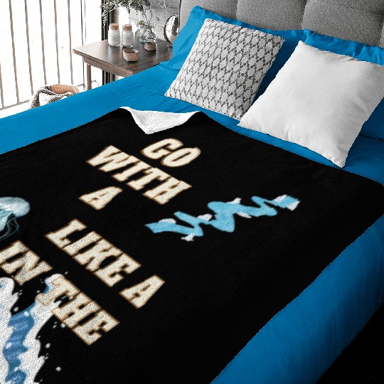 Embracing the Jellyfish Mentality Baby Blankets