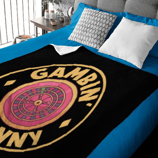 Poker Casino Poker Player Gambling Roulette Gift Baby Blankets