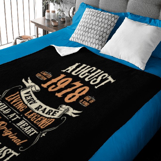 August 1978 Birthday Surprise Baby Blankets