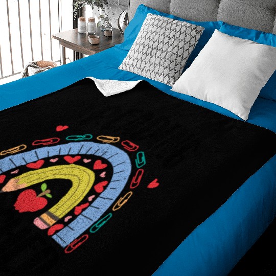 Reading Teacher Baby Blankets