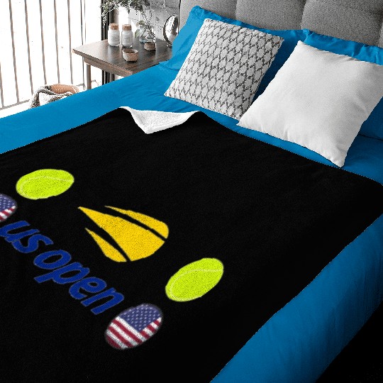 us open tennis Baby Blankets