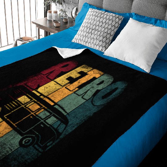 Camper Camg Van Surfing Surf - Baby Blankets