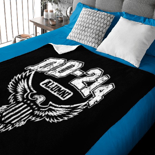 Dd 214 Alumni Military Veteran With Usa Eagle Baby Blankets