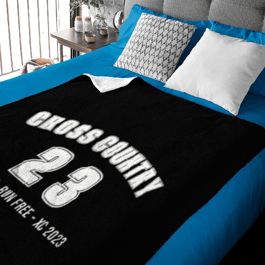 Cross Country Running 2023, XC Running Baby Blankets