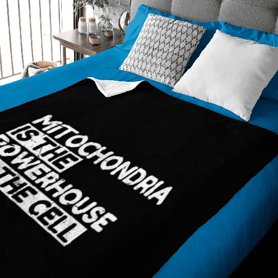 Mitochondria Is The Powerhouse Of The Cell Baby Blankets